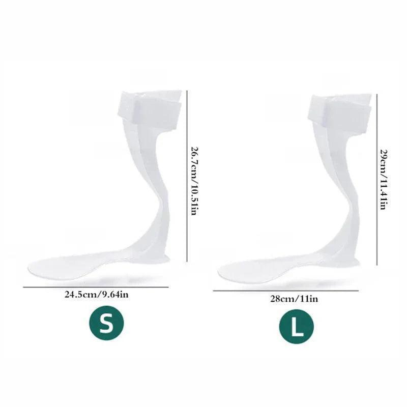 Foot Drop Corrector Stabilizer Ankle Half Palm Foot Orthosis Straightener AFO Support Brace Splint For Injury Orthopedic Therapy - Oceans Prime