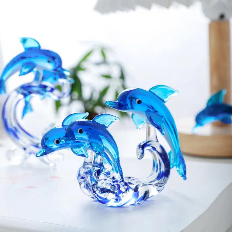 Dolphin Bliss – Decoração de Mesa em Vidro