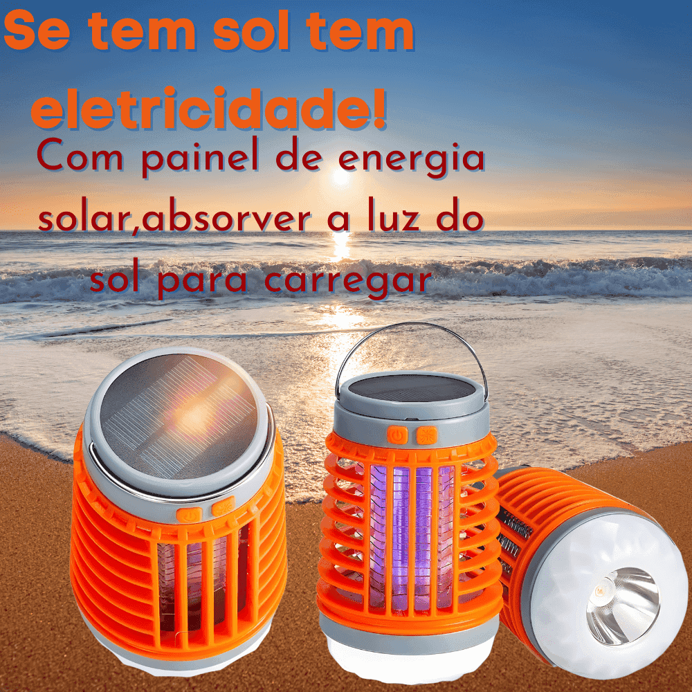 Mata Insetos Elétrico ,Moscas e Mariposas Com Luz Ultra Violeta Strong Light - Oceans Prime