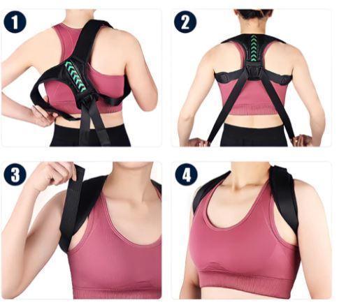 Corretor Postural Magnético Ajustável - Coluna, Ombro, Lombar e Cravícula - Oceans Prime
