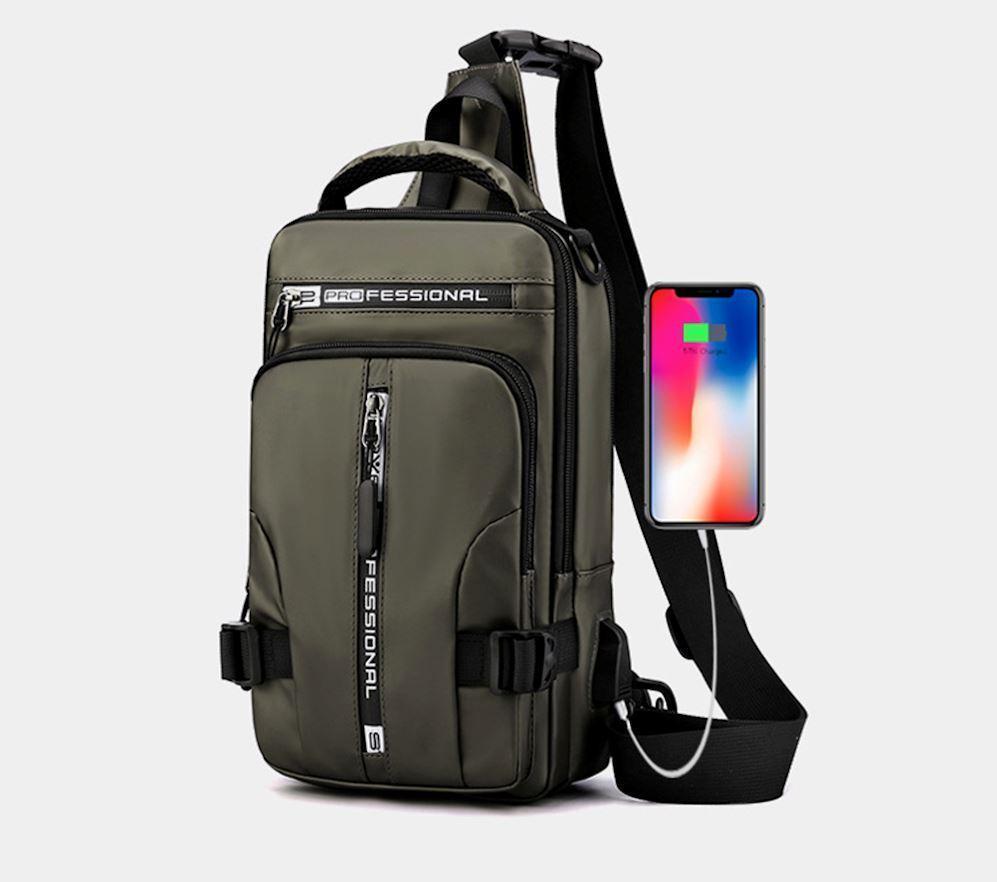 Energy Bag - Mochila Smart 3 em 1 com USB Reforçada Resistente a Agua Estilosa Casual - Oceans Prime