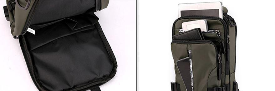 Energy Bag - Mochila Smart 3 em 1 com USB Reforçada Resistente a Agua Estilosa Casual - Oceans Prime