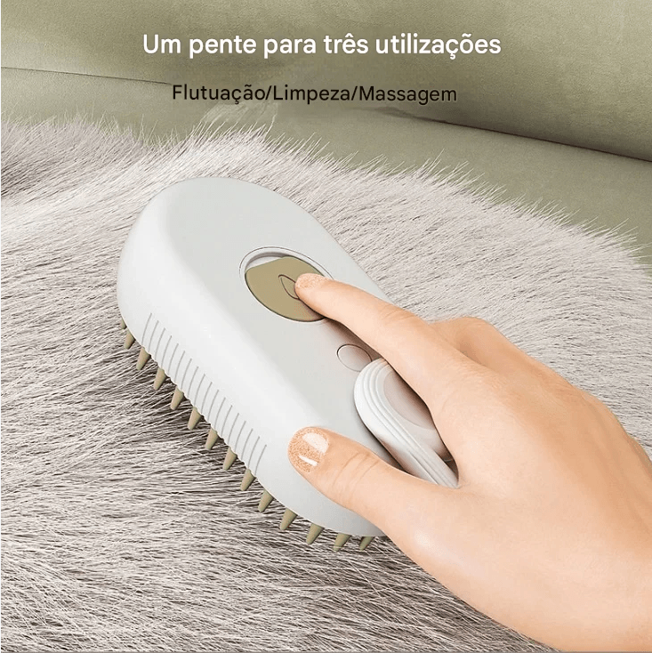 BlissClean escova, massageia e limpa ao mesmo tempo.