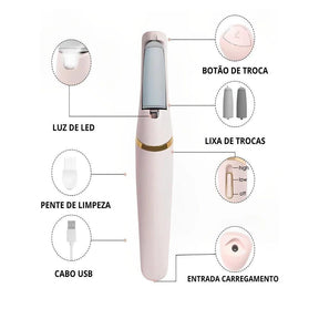 PedicurePro Lixador de Pés [Bônus] +Hidratante Grátis!