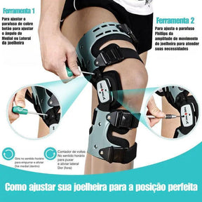 Joelheira Brace Ortopédica Com Ajuste Lateral Pós-operatório - Oceans Prime
