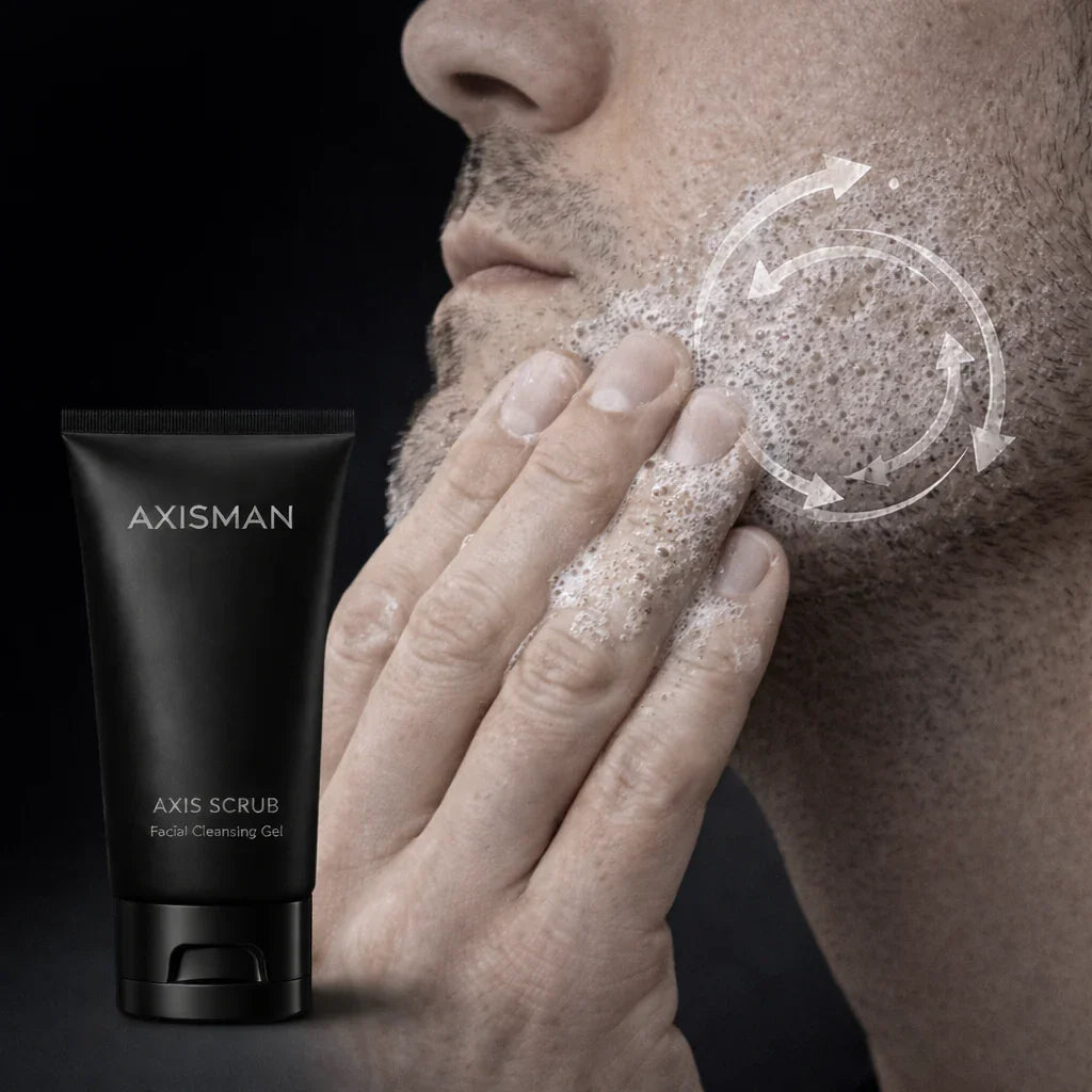 (FACE AXIS 07) Axis Scrub Gel de limpeza facial com ação mecânica leve