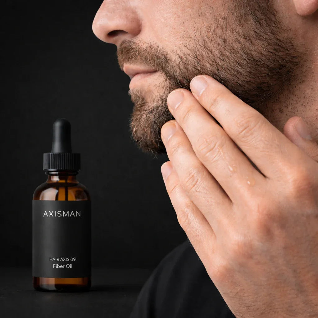 (HAIR AXIS 03) Fiber Oil Óleo funcional para barba e cabelo