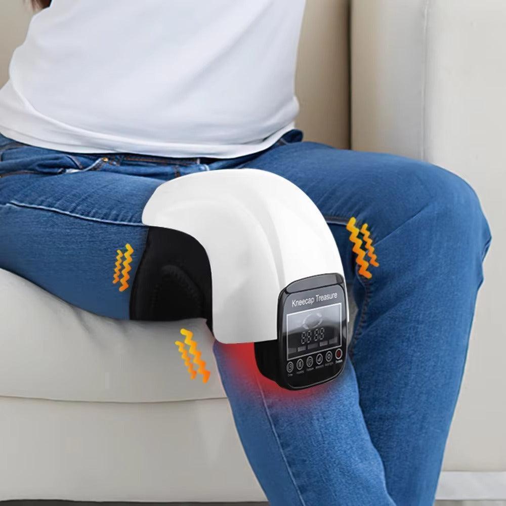 Massageador Digital Térmico Para Joelho, Ombro e cotovelo Multifuncional Com Infravermelho - Oceans Prime
