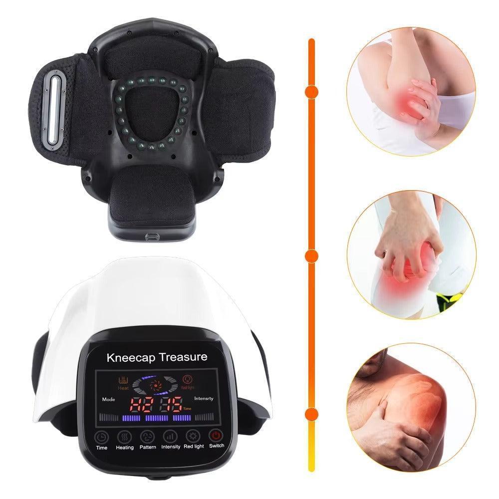 Massageador Digital Térmico Para Joelho, Ombro e cotovelo Multifuncional Com Infravermelho - Oceans Prime