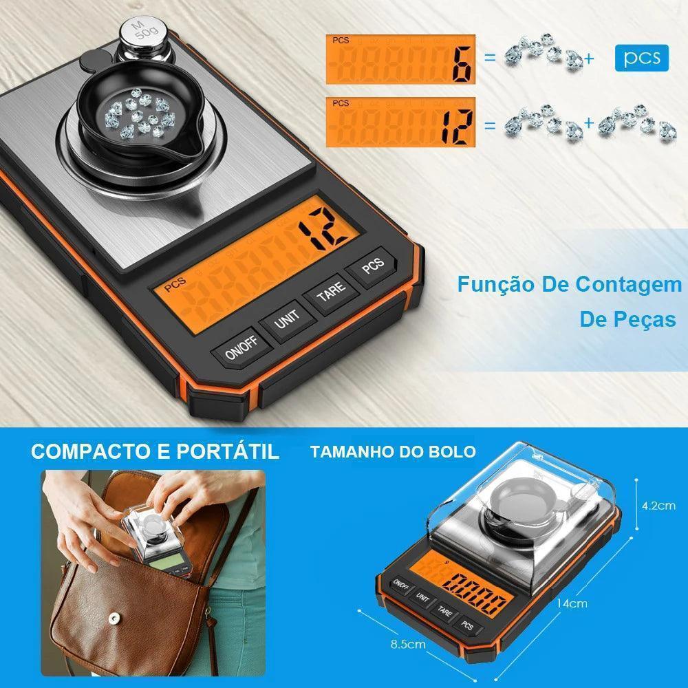 Balança De Precisão Com Calibrador - Oceans Prime