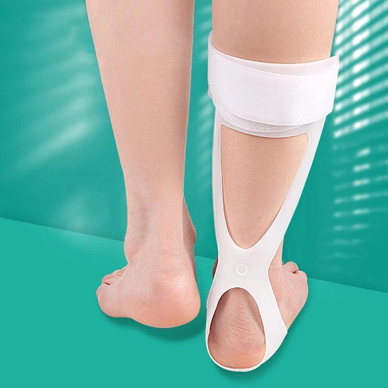Foot Drop Corrector Stabilizer Ankle Half Palm Foot Orthosis Straightener AFO Support Brace Splint For Injury Orthopedic Therapy - Oceans Prime