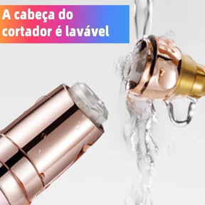 Aparador De Sobrancelha Indolor Recarregável Com Lâmina Durável, Depilador Facial - Oceans Prime
