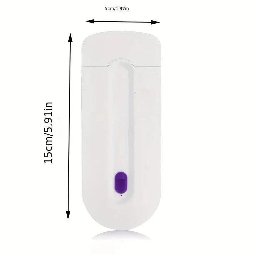 Removedor De Pelos Recarregável Para Pele Sensível Purple Fluff - Oceans Prime