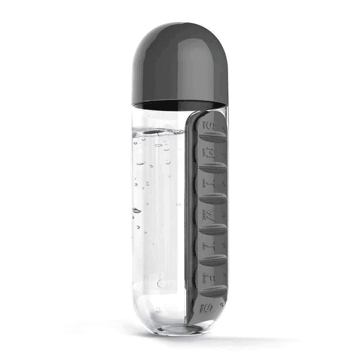 Box Organizer® - Garrafa Porta Comprimidos 600ML - Oceans Prime