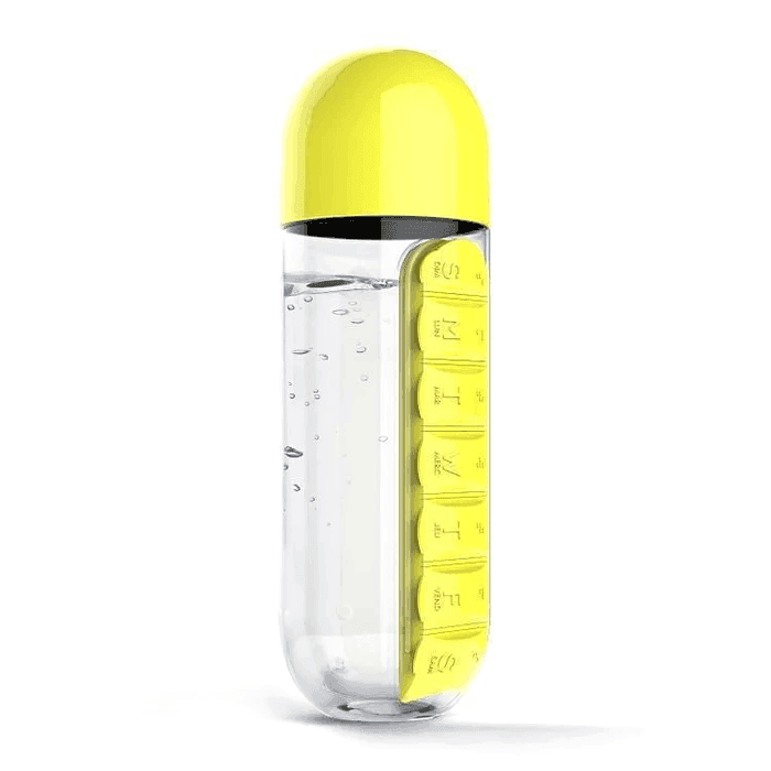 Box Organizer® - Garrafa Porta Comprimidos 600ML - Oceans Prime