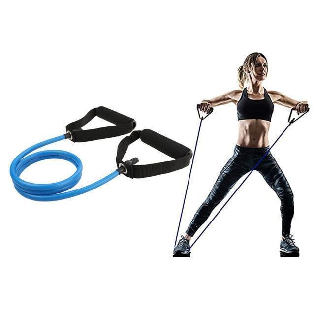 Barra Com Elástico Multifuncional Para Exercício Físico - Oceans Prime
