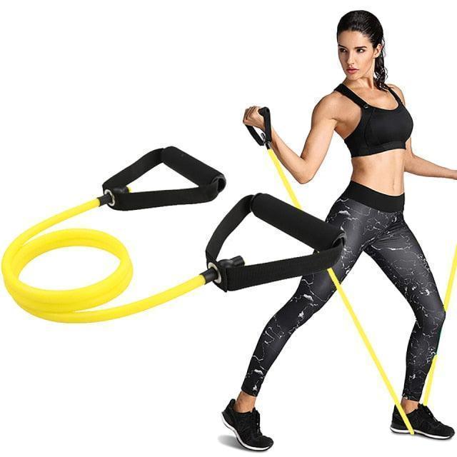 Barra Com Elástico Multifuncional Para Exercício Físico - Oceans Prime